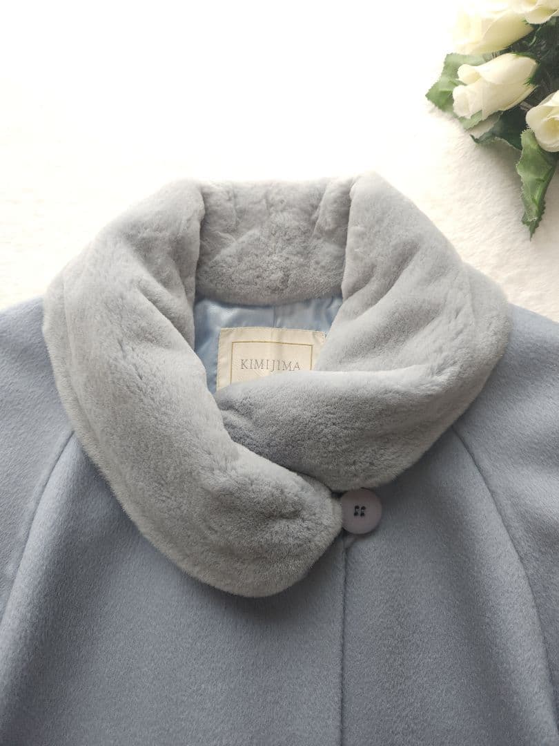 訳有り kimizima 高級ロングコート PIACENZA総カシミヤ 36万