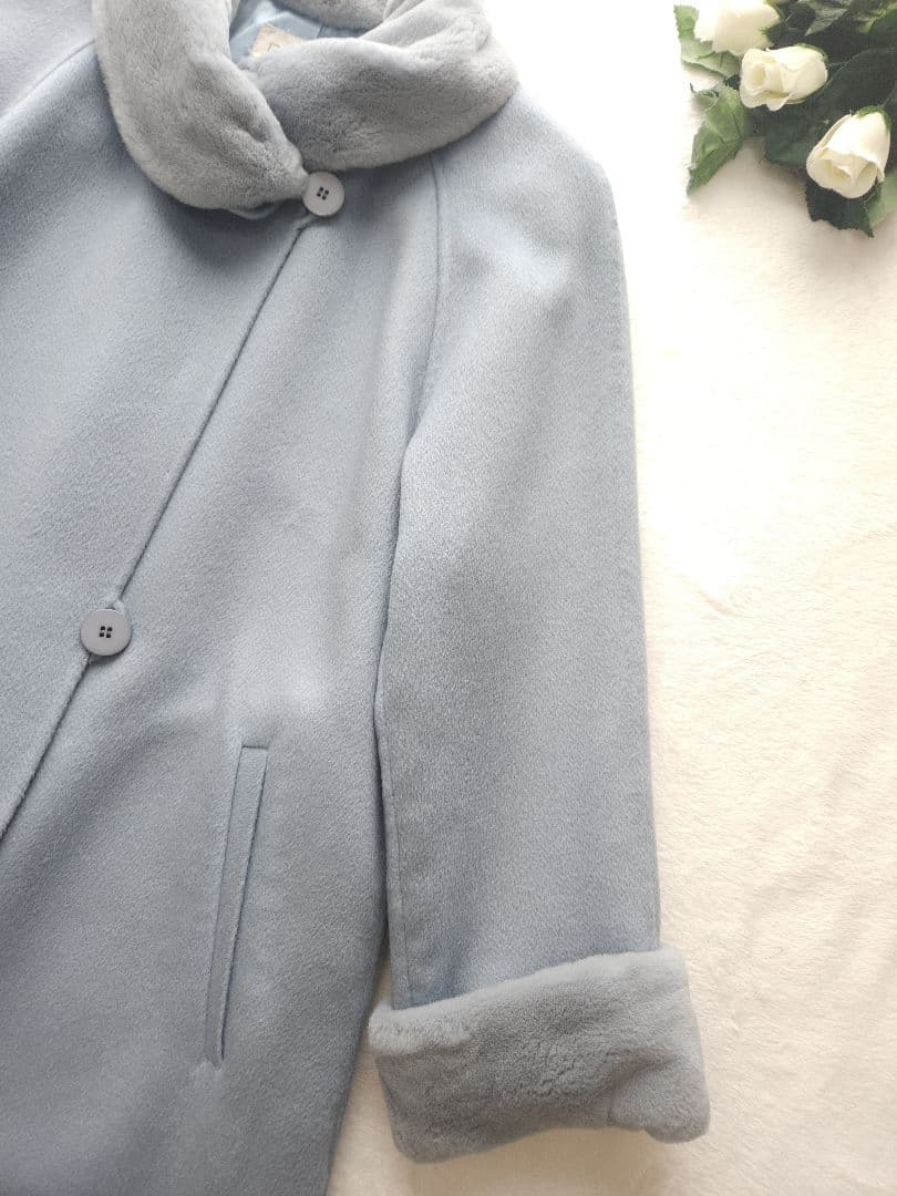 訳有り kimizima 高級ロングコート PIACENZA総カシミヤ 36万