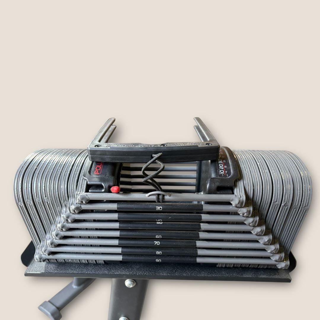 POWER BLOCK パワーブロック　可変　ダンベル　41kg スタンド付き