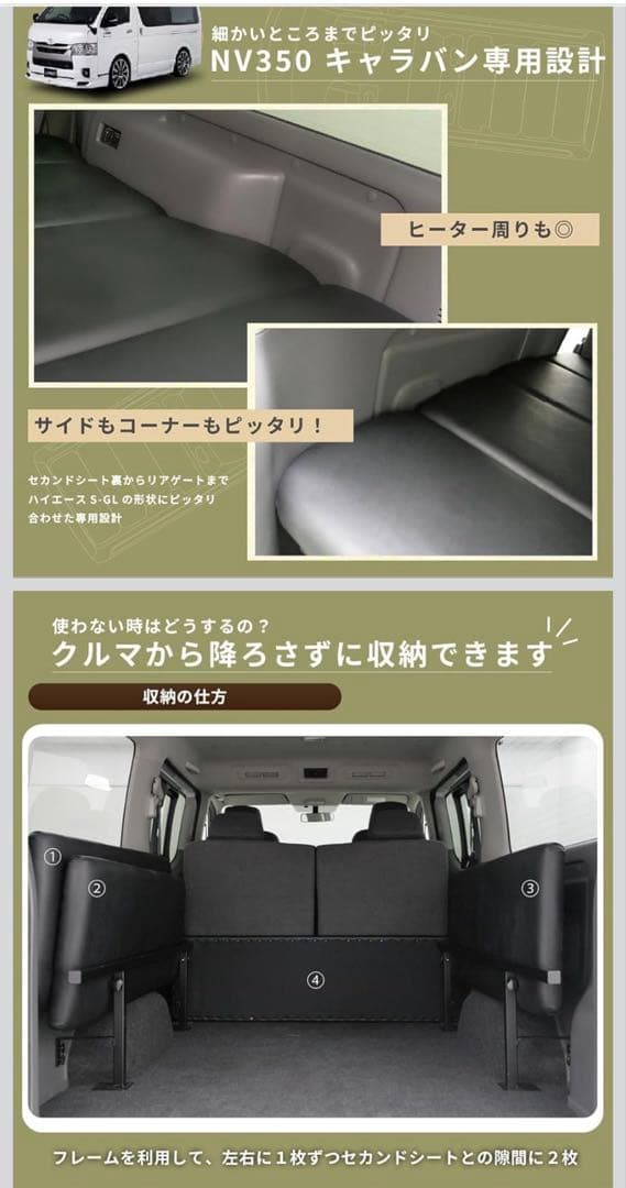 キャラバン　ベッドキット