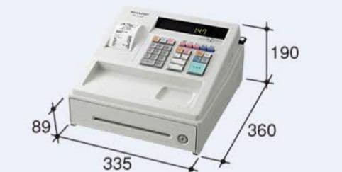 SHARP XE-A147-W 電子レジスタ ホワイト