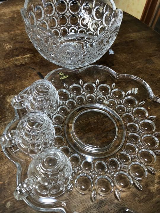 クリスタルフルーツポンチセットカップ10ケ