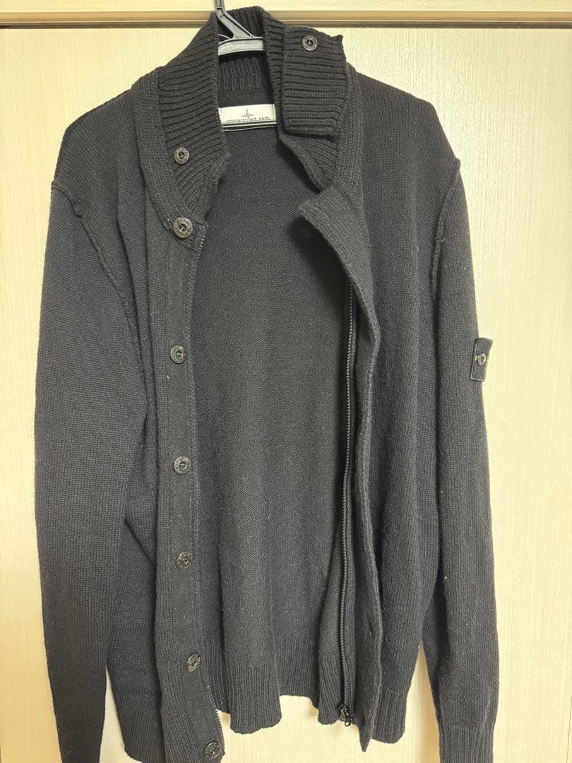 STONE ジップカーディガン