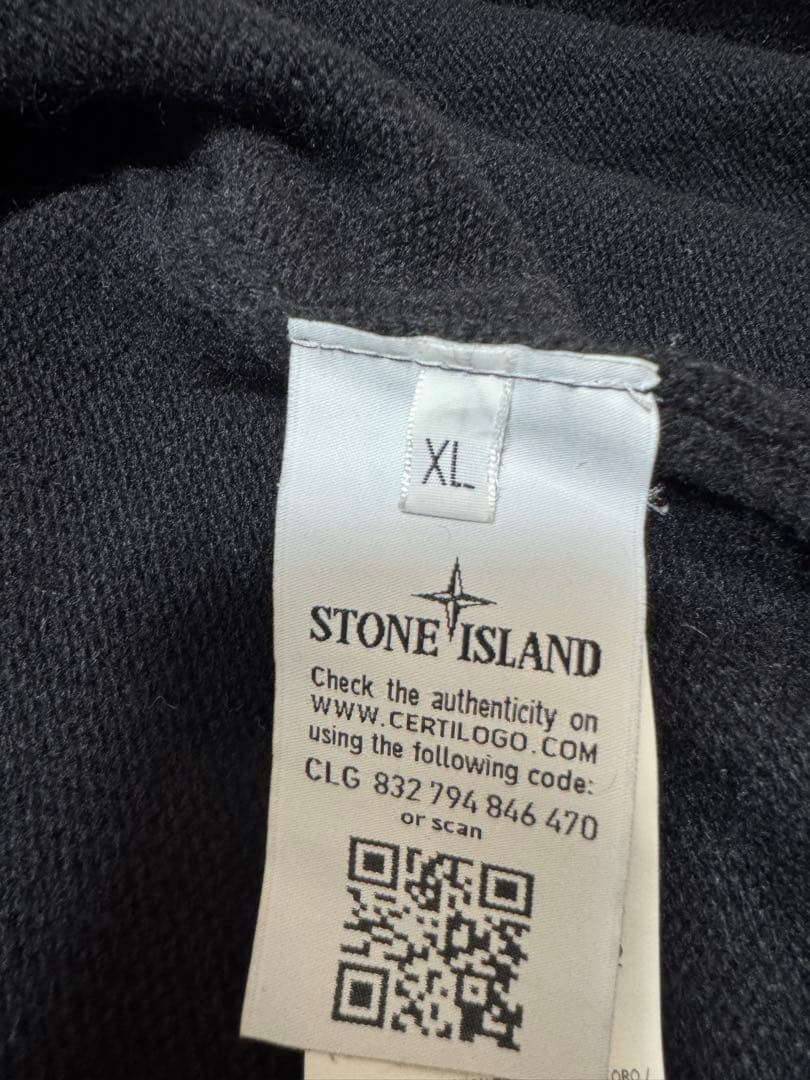 STONE ジップカーディガン