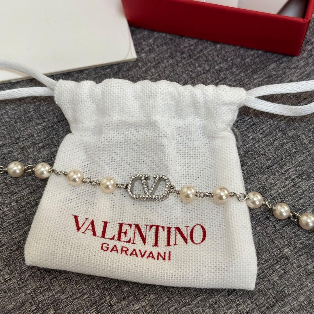 VALENTINO バレンティノ　シルバー　パール　ブレスレット