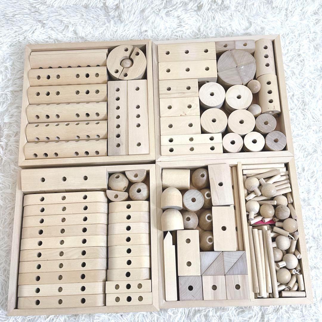 ✨廃盤・希少✨　ゲーテの組み木 家庭保育園 第6教室　扉箱付き