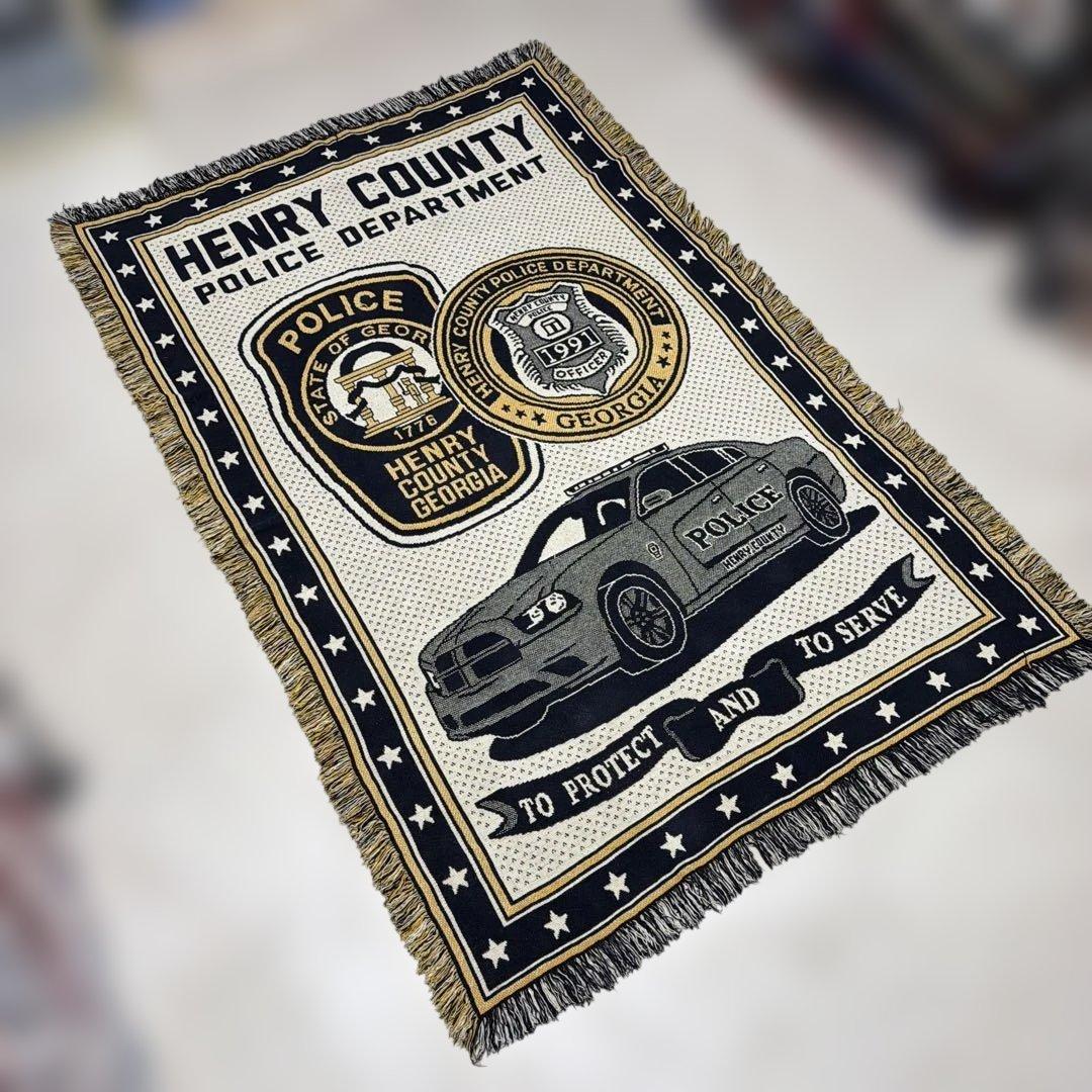 警察　ダッジ　マルチカバー　ソファカバー　ヴィンテージラグ　175x115