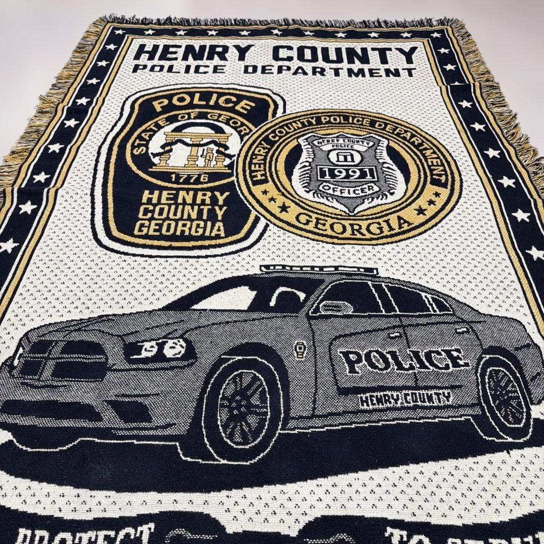 警察　ダッジ　マルチカバー　ソファカバー　ヴィンテージラグ　175x115