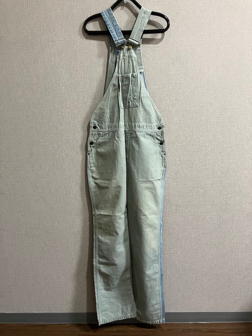 KAPITALライトブルーデニムオーバーオール（値下げ交渉はお断りしております）