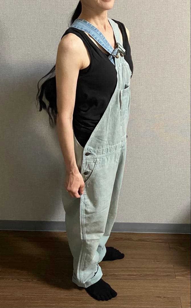 KAPITALライトブルーデニムオーバーオール（値下げ交渉はお断りしております）