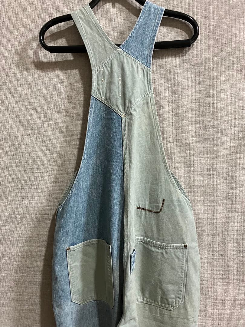 KAPITALライトブルーデニムオーバーオール（値下げ交渉はお断りしております）