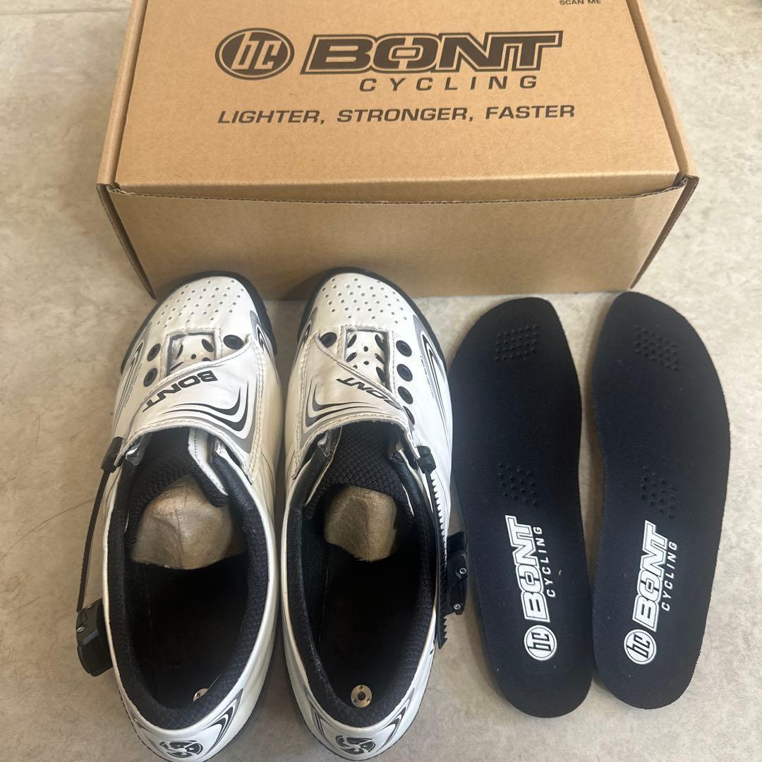 BONT VAYPORトラック競技用サイクリングシューズ ホワイト　42