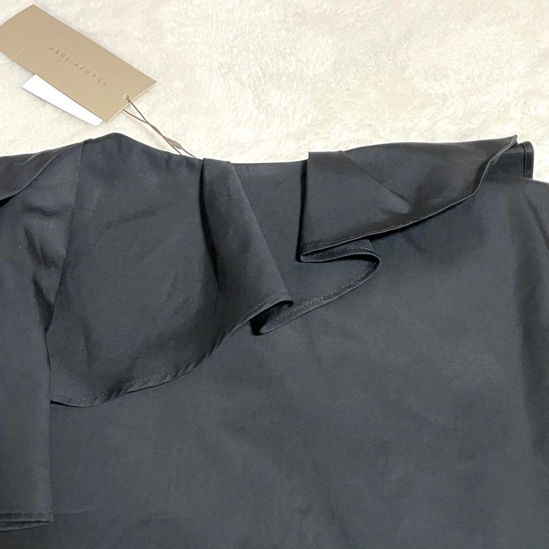 2025セオリーリュクス Franklin Cotton Sage Blouse