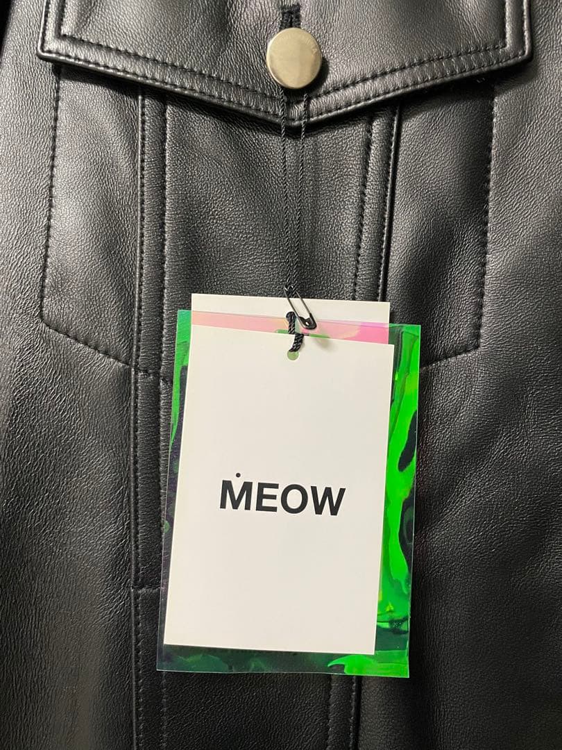 MEOW BY MINA ライダース　バンダナジャケット　レザージャケット