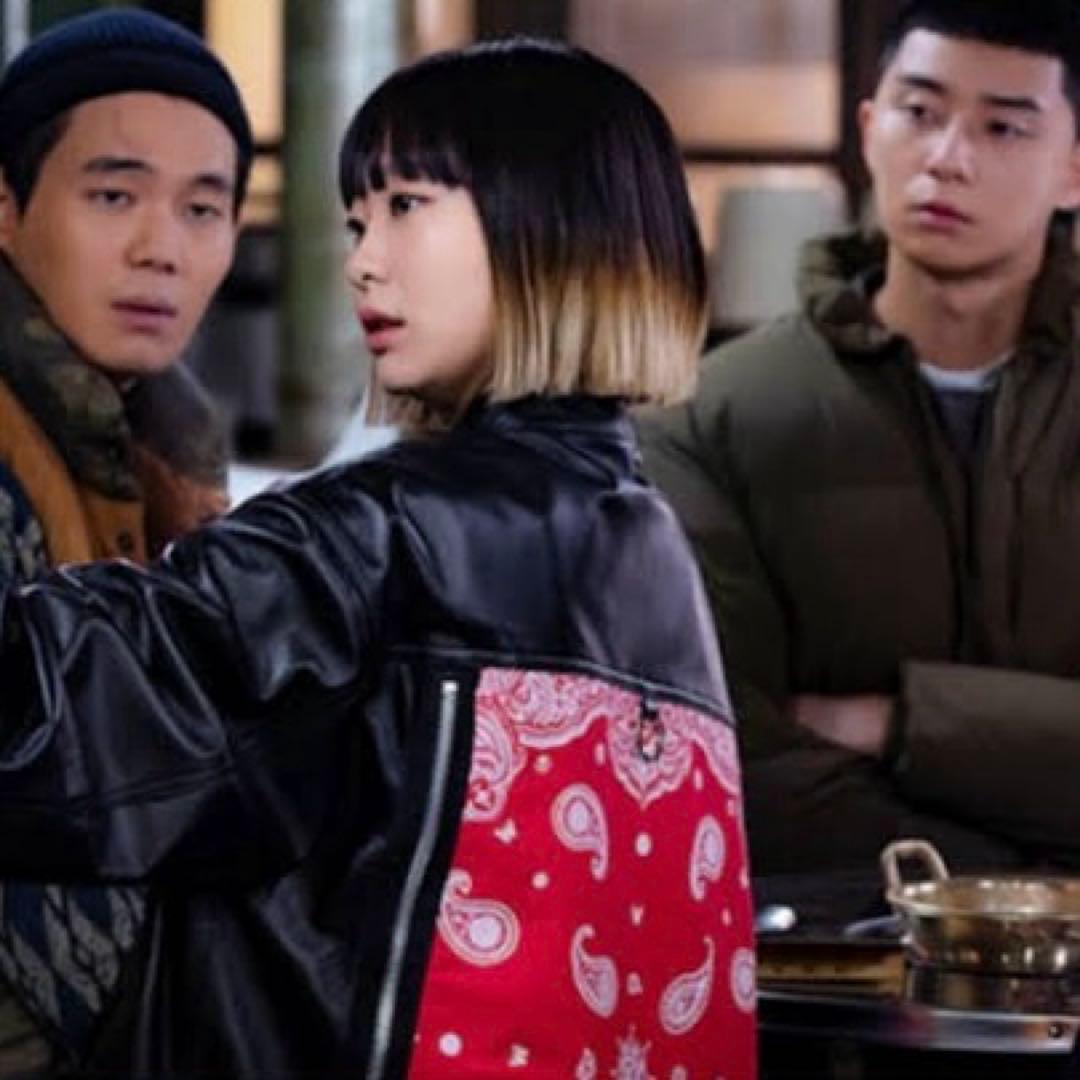 MEOW BY MINA ライダース　バンダナジャケット　レザージャケット