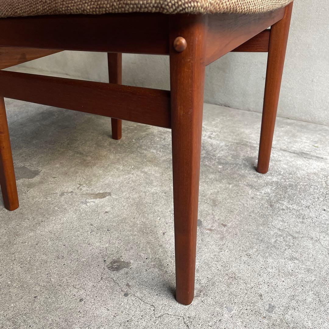 北欧デンマーク　チーク ハイバックチェア オールドヴィンテージ