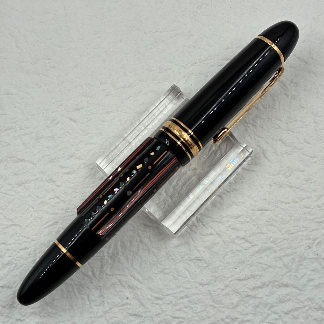 モンブラン 万年筆 149 漆 段塗り(加藤照代氏) ペン先調整(長原宣義氏)