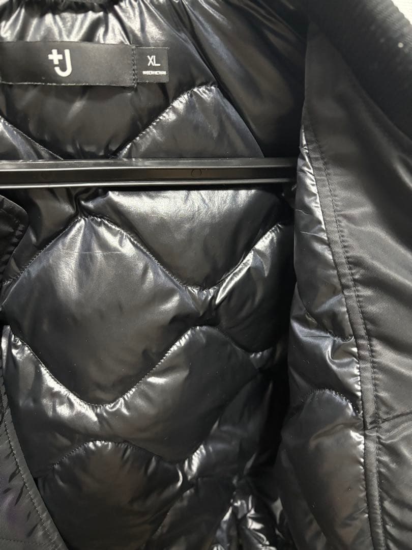 UNIQLO【＋J】 ハイブリッドダウンオーバーサイズMA-1 ブラック　XL