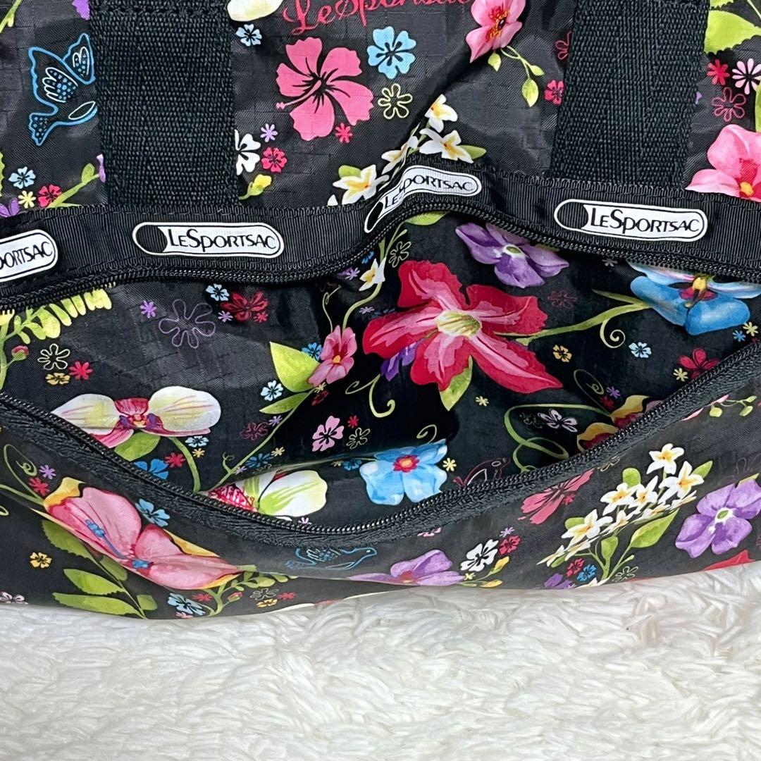 ⭐︎ハワイ限定⭐︎ レスポートサック ボストン ショルダー 2way ポーチ 鍵 花