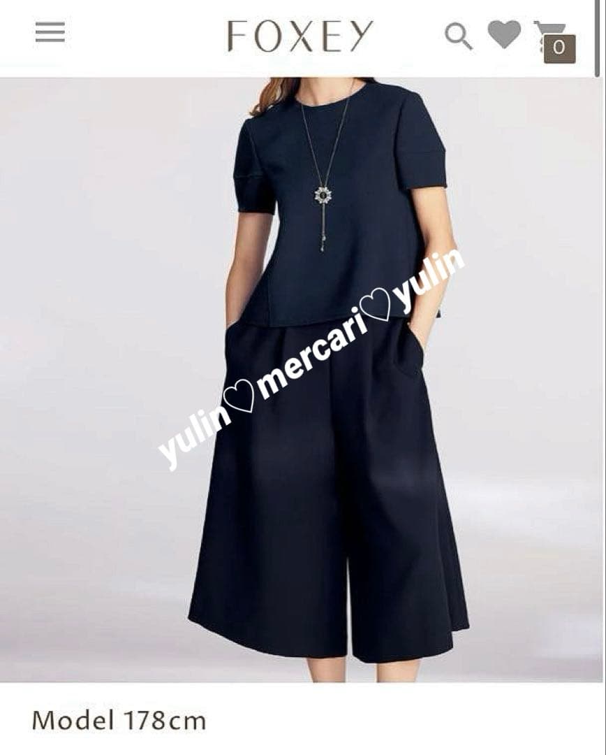 2024年♡ 美品¥79,200♡ FOXEY ウールトップ\"SAVOY\"