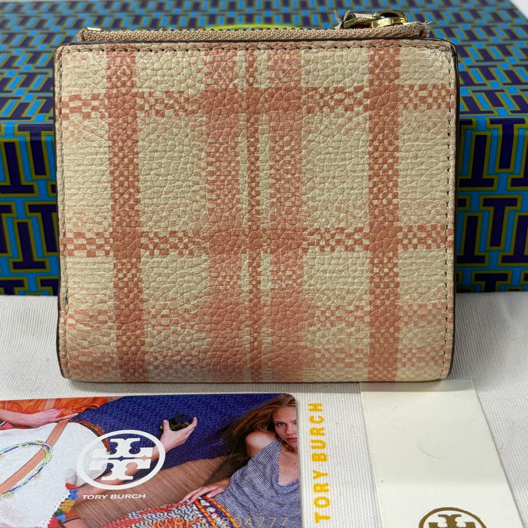 新品同様‼️ 現行　トリーバーチ　TORYBURCH 財布　二つ折り　折り財布