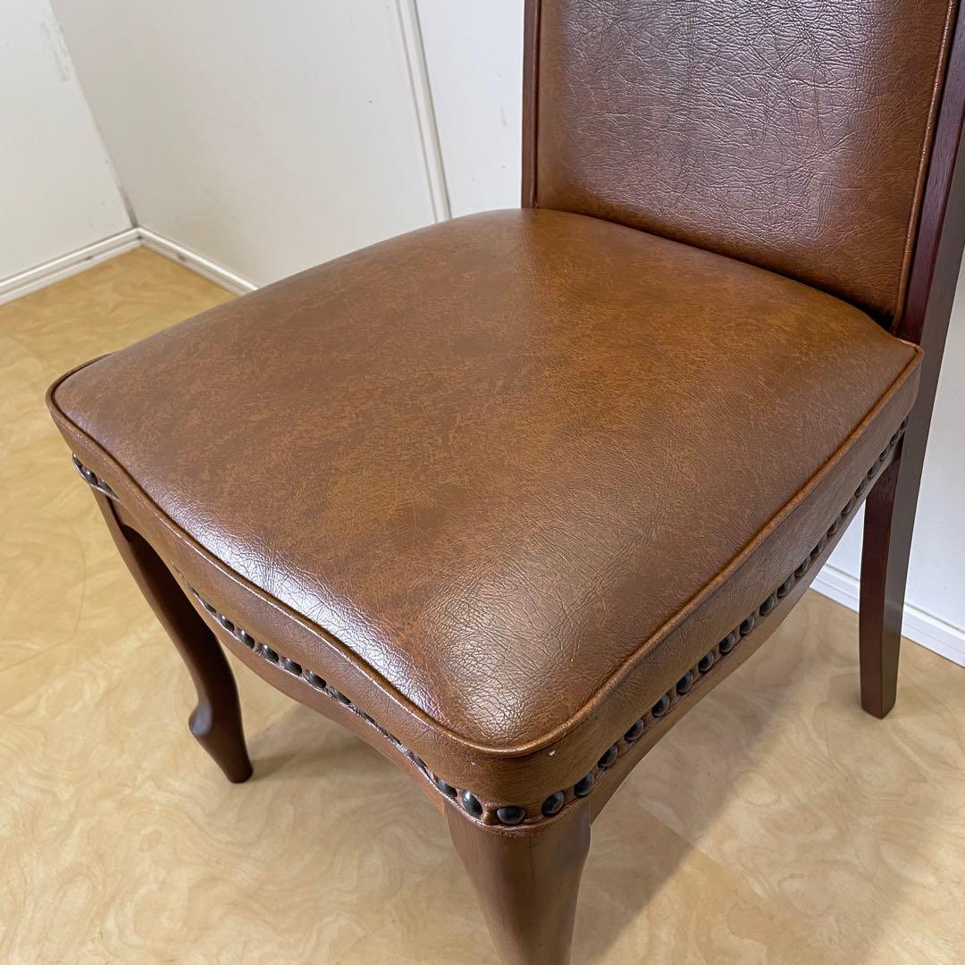 マルニ木工 ベルサイユ チェア① 猫脚 鋲打ち チェア 椅子 イス アンティーク