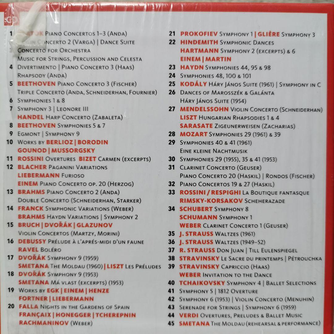 フェレンツ・フリッチャイ／ＤＧ録音全集　第１集～管弦楽曲編（４５ＣＤ）