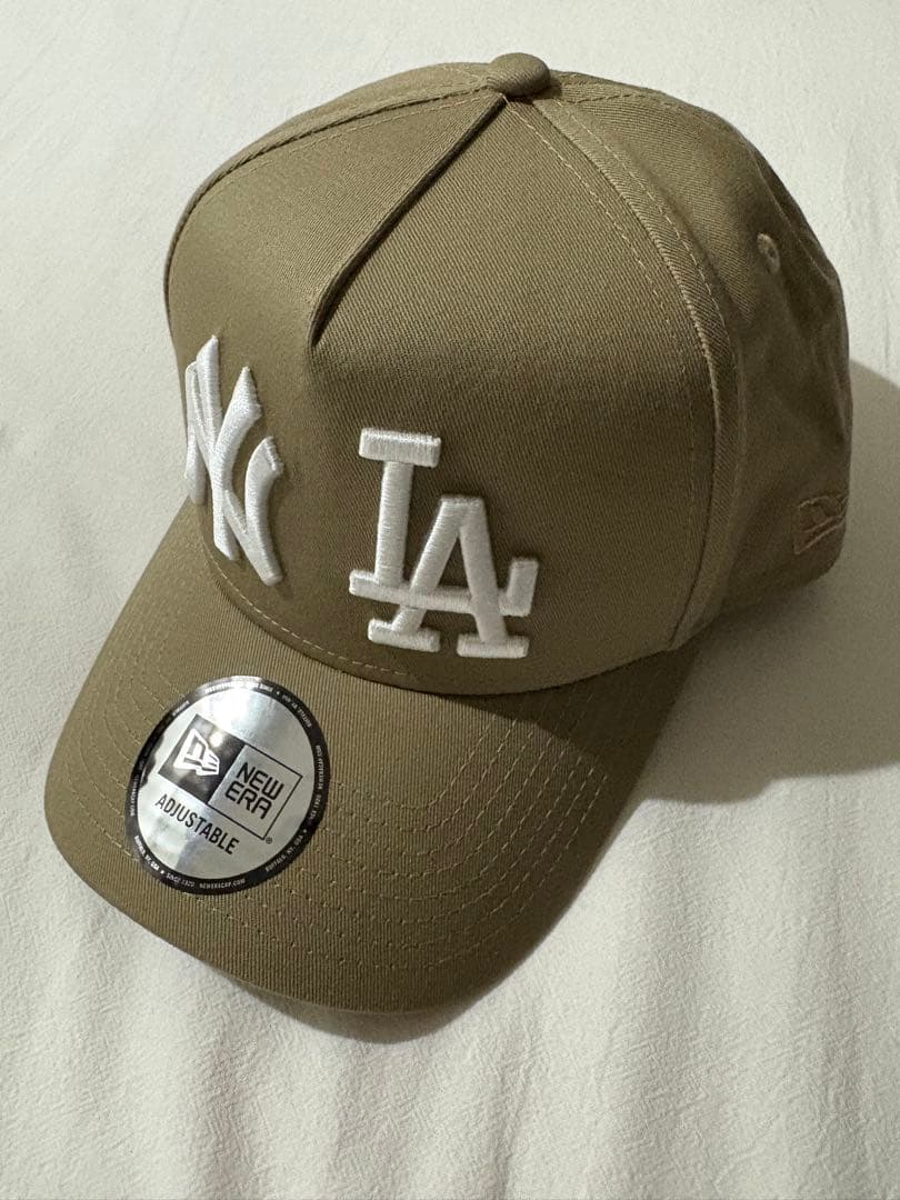 NEW ERA/ニューエラ】DOUBLELOGOキャップ カラーベージュ