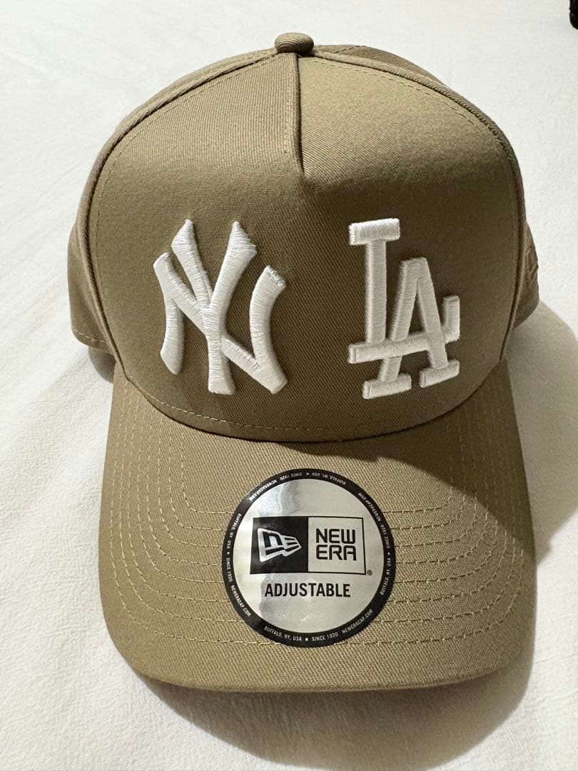 NEW ERA/ニューエラ】DOUBLELOGOキャップ カラーベージュ