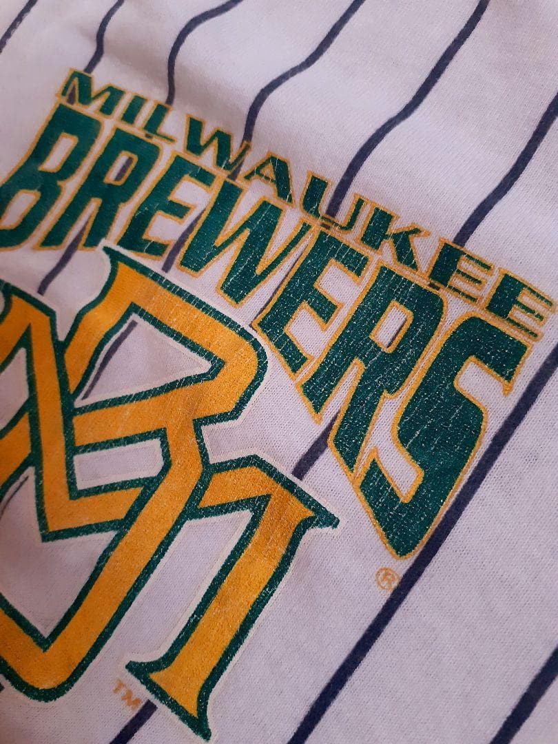 激レア！MLBミルウォーキー・ブリュワーズ ビンテージユニフォーム XL 野球