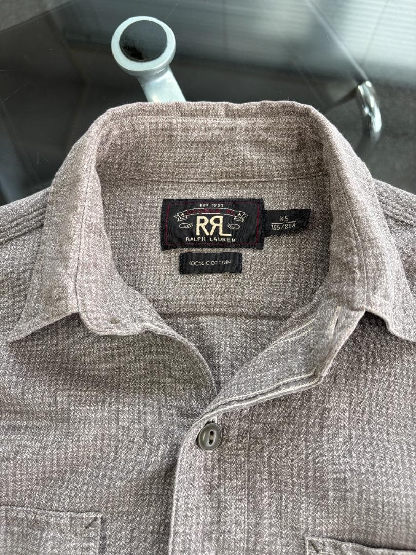 最終価格 RRL ネルシャツ チェック柄 長袖
