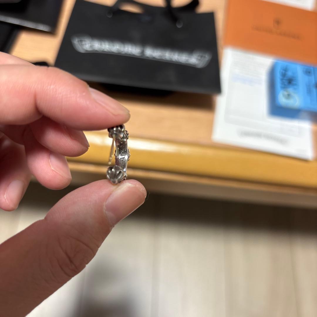 クロムハーツ クロスバンド　フープ　ピアス