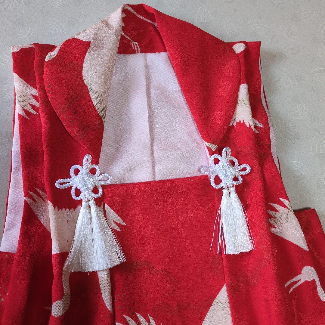 七五三３歳被布yuka巾着つき(中綿無し）