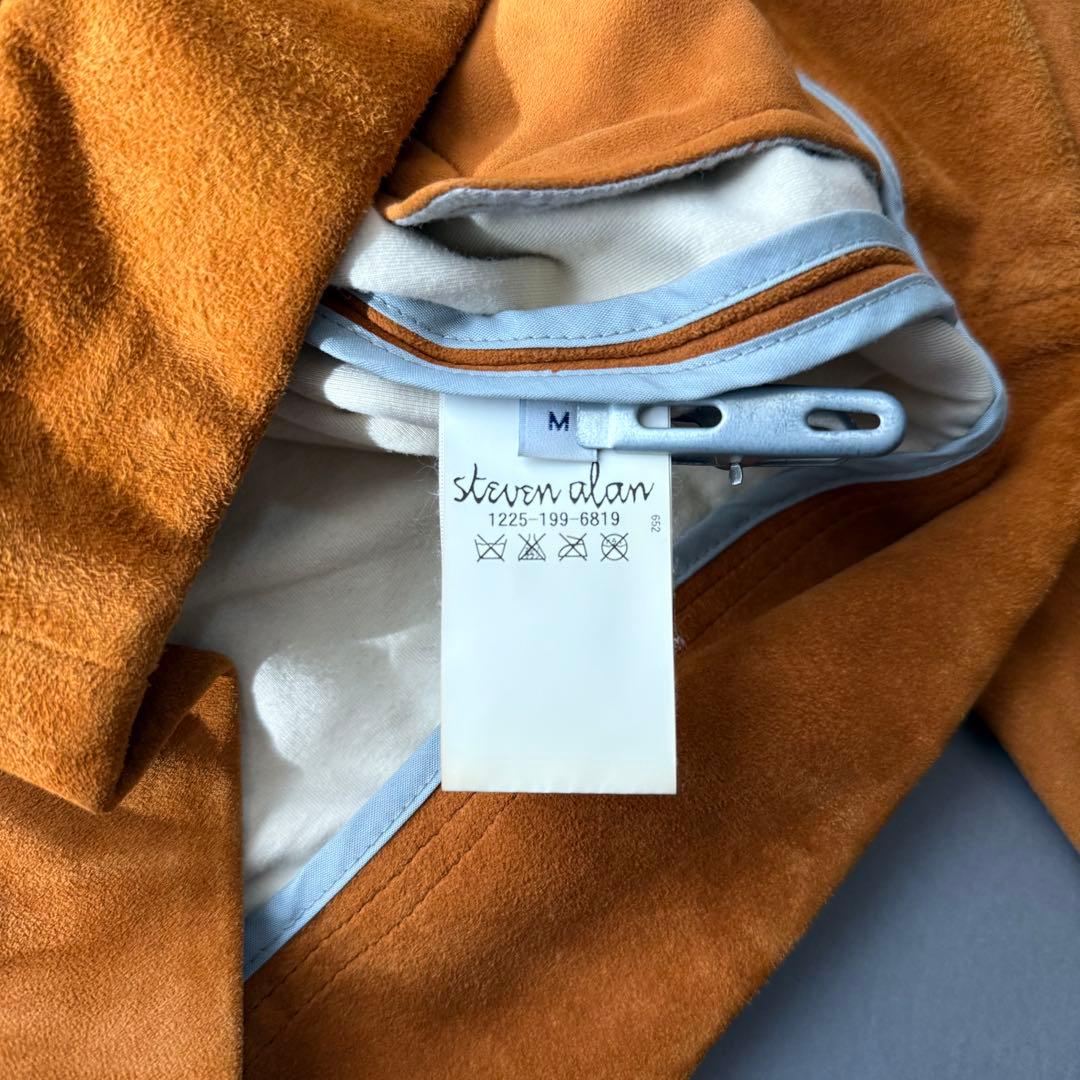 steven alan ラムレザースエードカーディガン sizeM