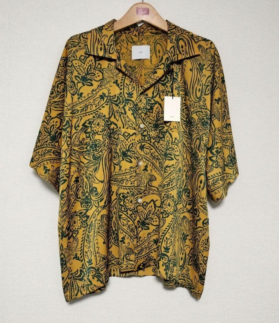 【新品】定価7万円 ATHA ペイズリー柄 シャツ セットアップ