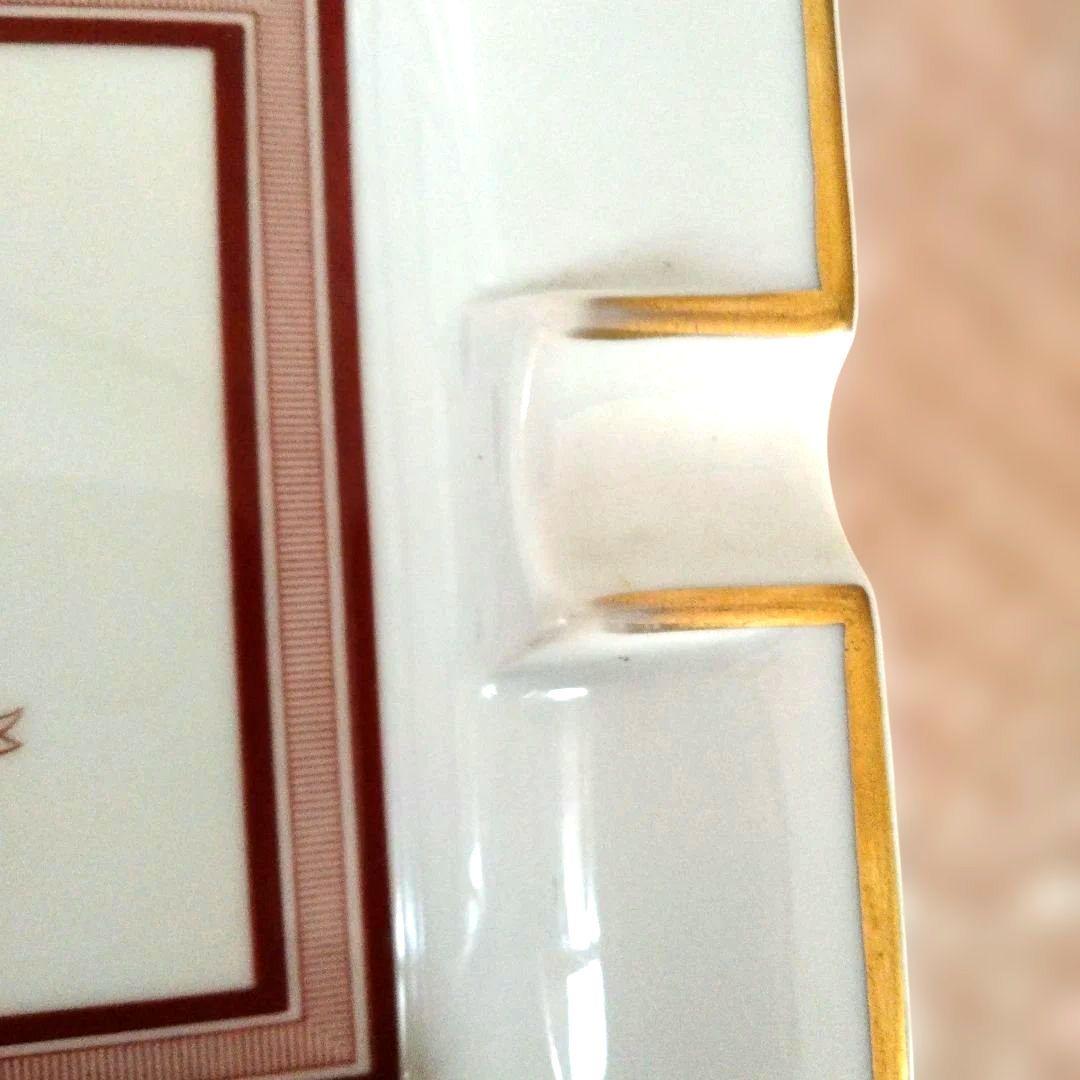 HERMES　エルメス　アッシュトレイ　スクエアプレート　 陶器製灰皿 馬車