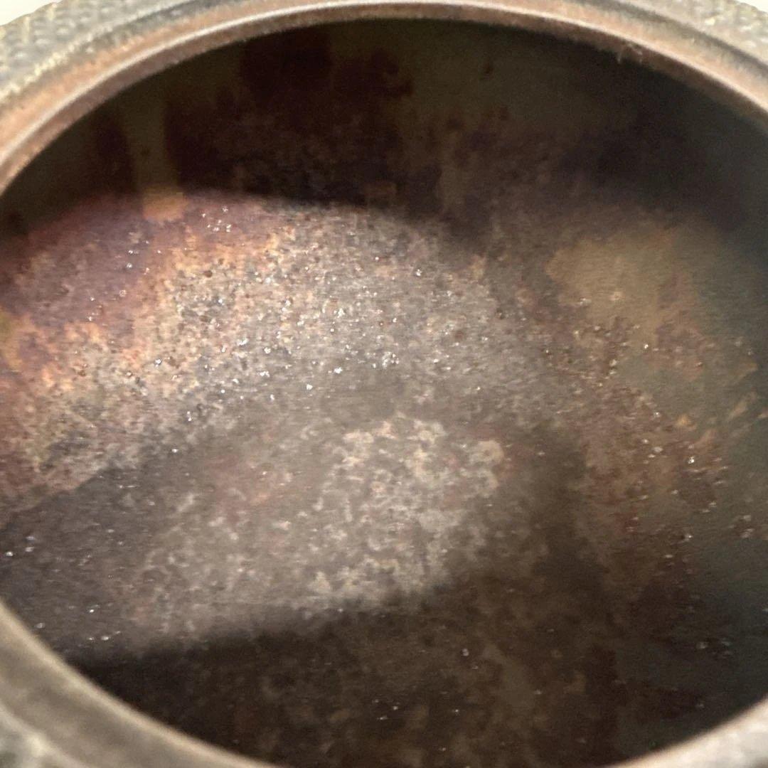 黒い鋳鉄製鉄瓶　南部盛栄堂　☺︎