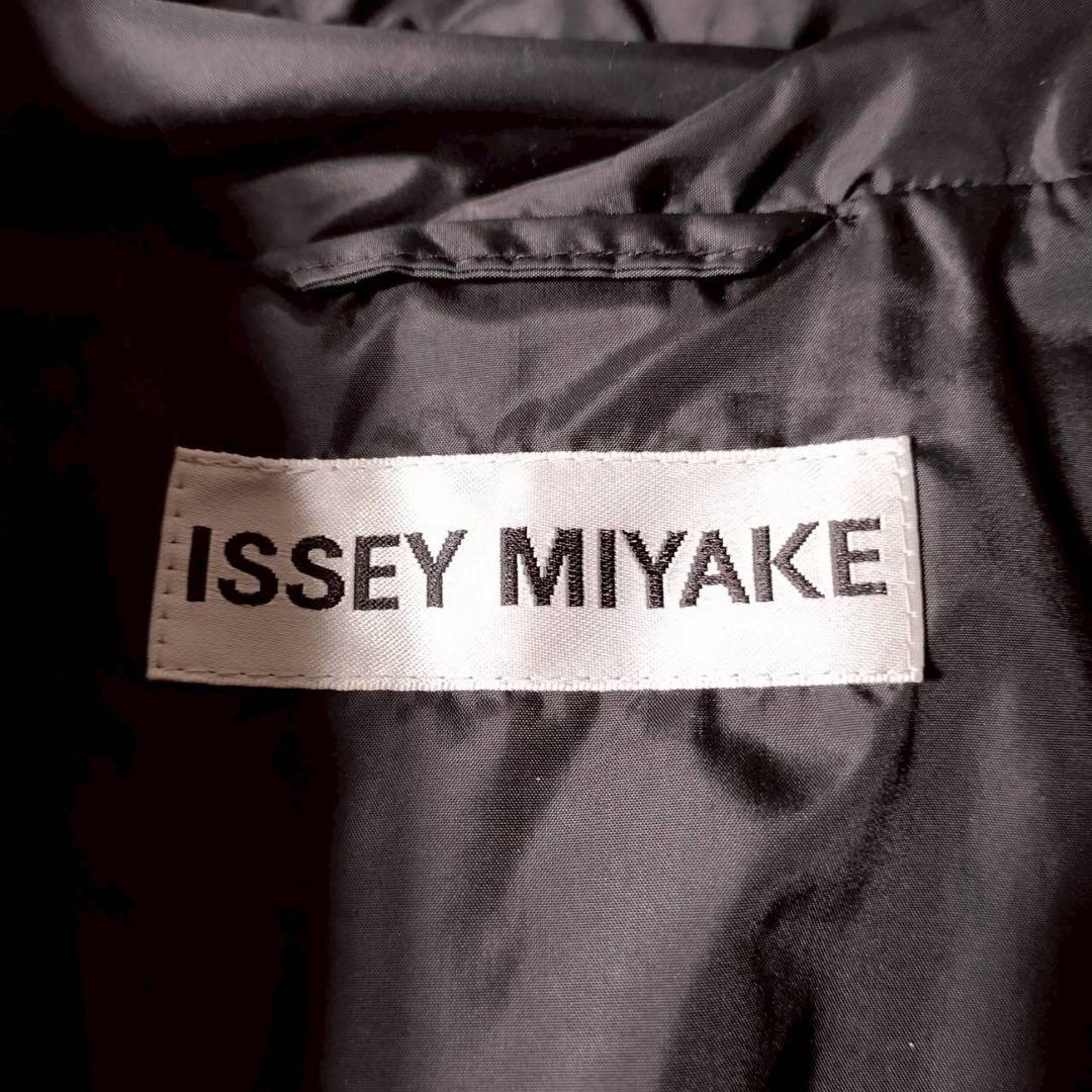 イッセイミヤケ パラシュートナイロンジャケット フード収納 中メッシュ　黒