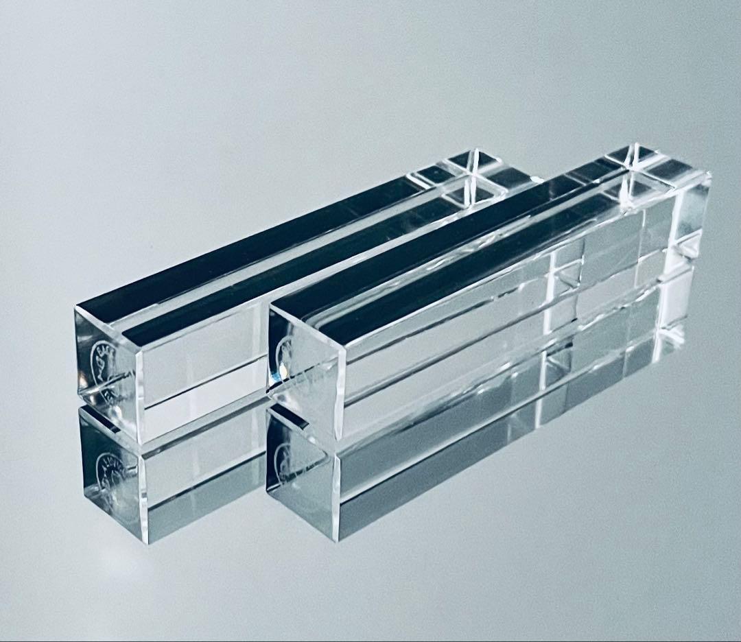 BACCARAT バカラ/ 2本　カトラリーレスト 箸置き ナイフレスト　A