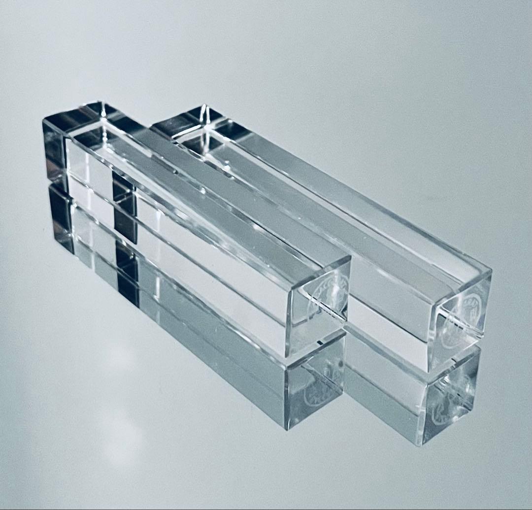 BACCARAT バカラ/ 2本　カトラリーレスト 箸置き ナイフレスト　A