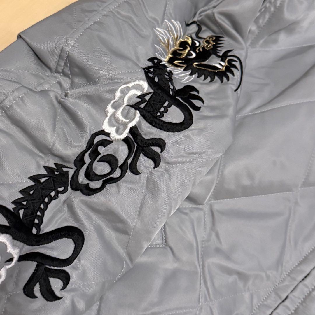 90s リバーシブルA BATHING APE 刺繍 NIGO期　スカジャン