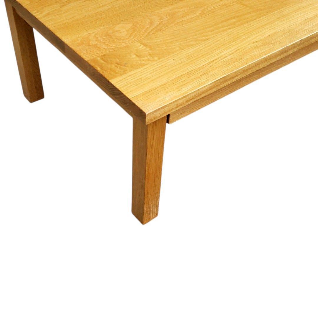 無印良品 木製ローテーブル 引出付 オーク材 ナチュラル 無垢材 文机 デスク