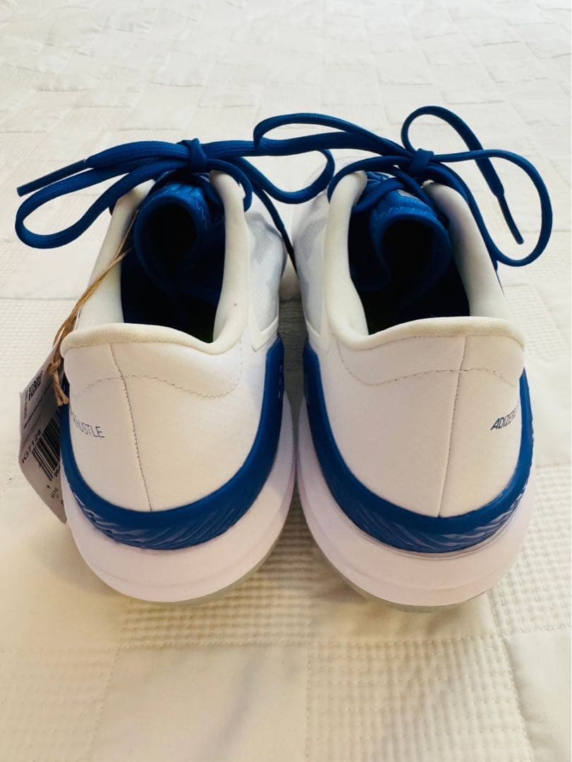 adidas スパイクシューズ ホワイト/ブルー 未使用