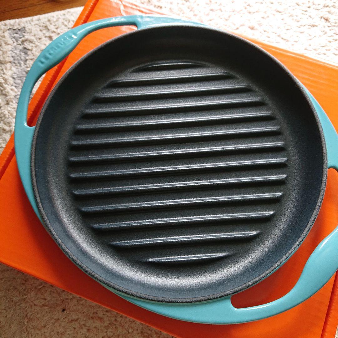 ル・クルーゼ グリルパン ターコイズ 25センチ