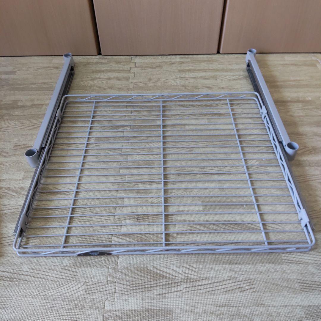 Luminous スチールラック 組み立て式5段 　ベージュ