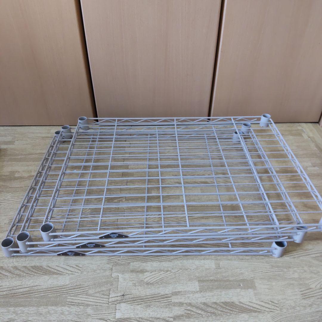 Luminous スチールラック 組み立て式5段 　ベージュ