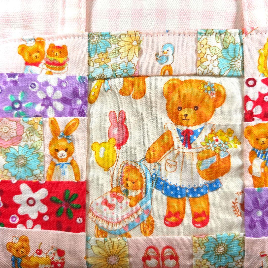 jerryページ 特注品 パッチワーク スクエアポーチ