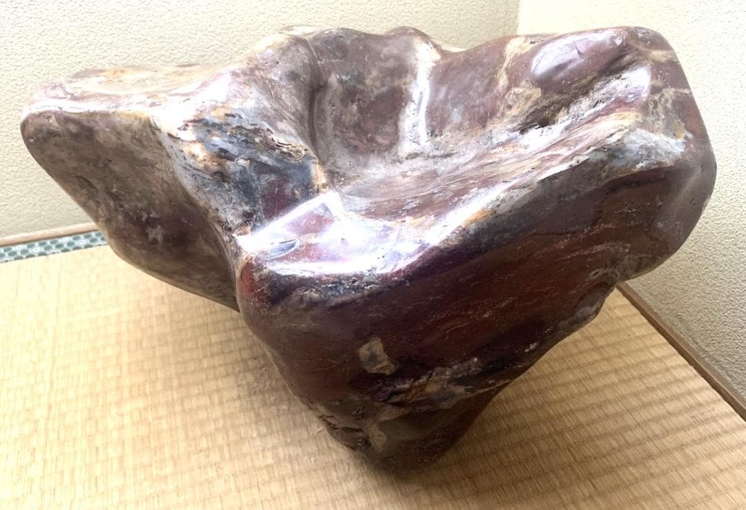 佐渡 赤石　赤玉石　重量40.25kg 　自然石