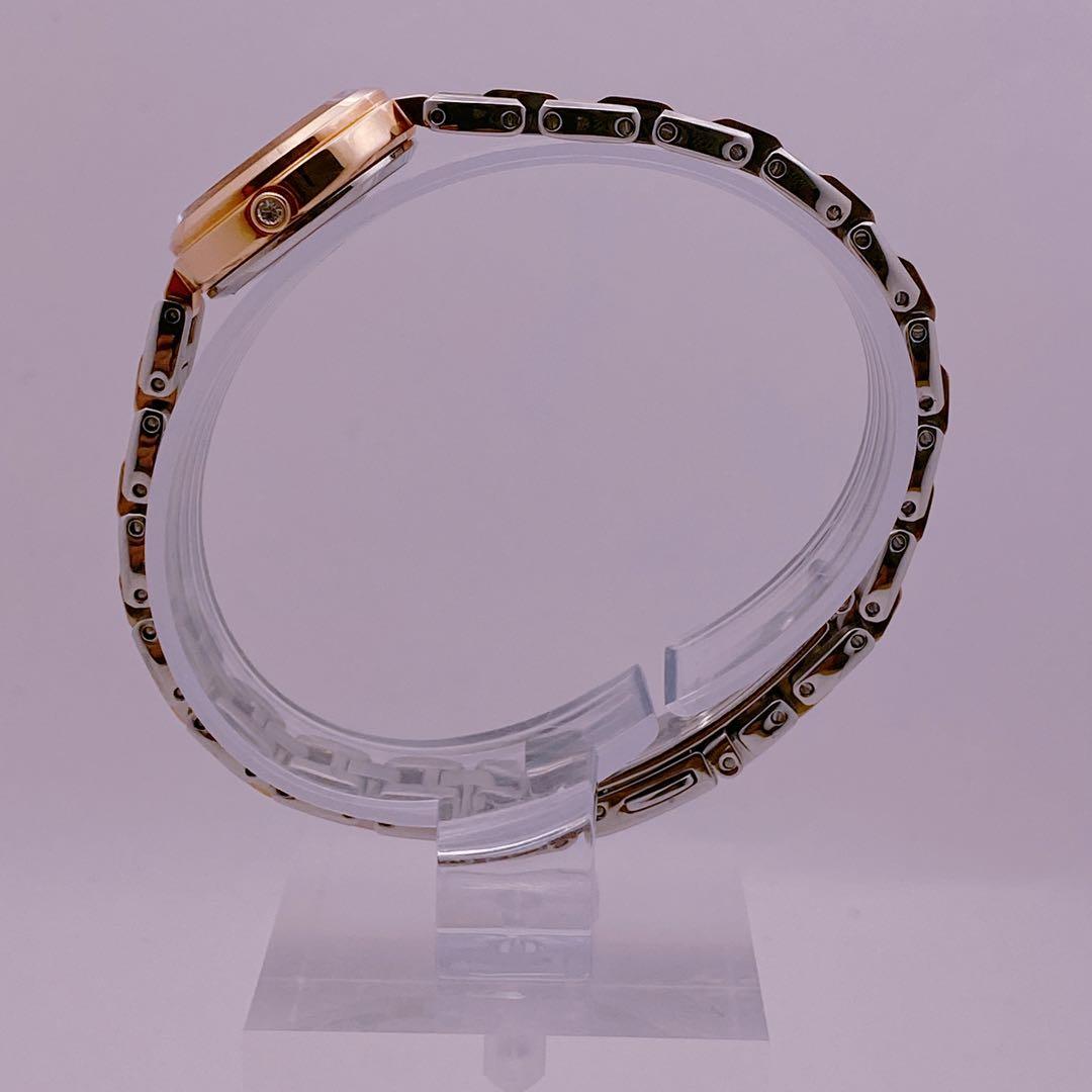 【ふたこ】アニエスベー マルチェロ 　クォーツ デイト　ピンクゴールド