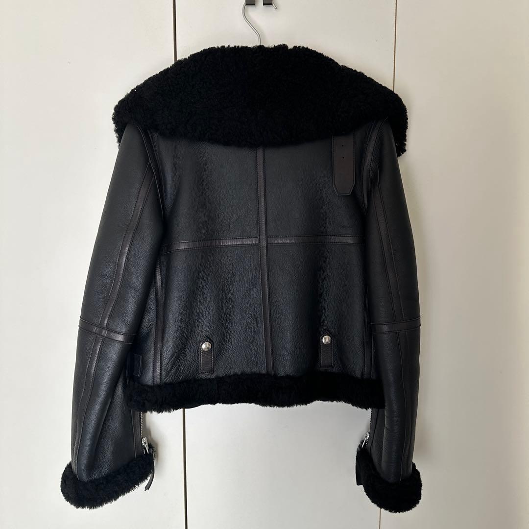 Acne Studios ムートンシアリングレザージャケット